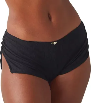 KMBANGI Y2k Sexy Micro Shorts for Women Low Waist Side Slit Boyshort Slim Booty Shorts Lounge Pj Bottom Cute Sleepwear