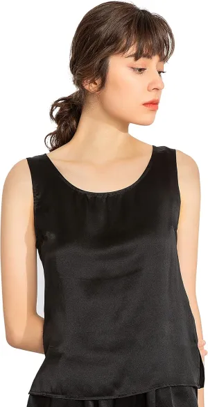 LEPTON 100% Mulberry Silk Camisoles for Women Tank Tops Ladies
