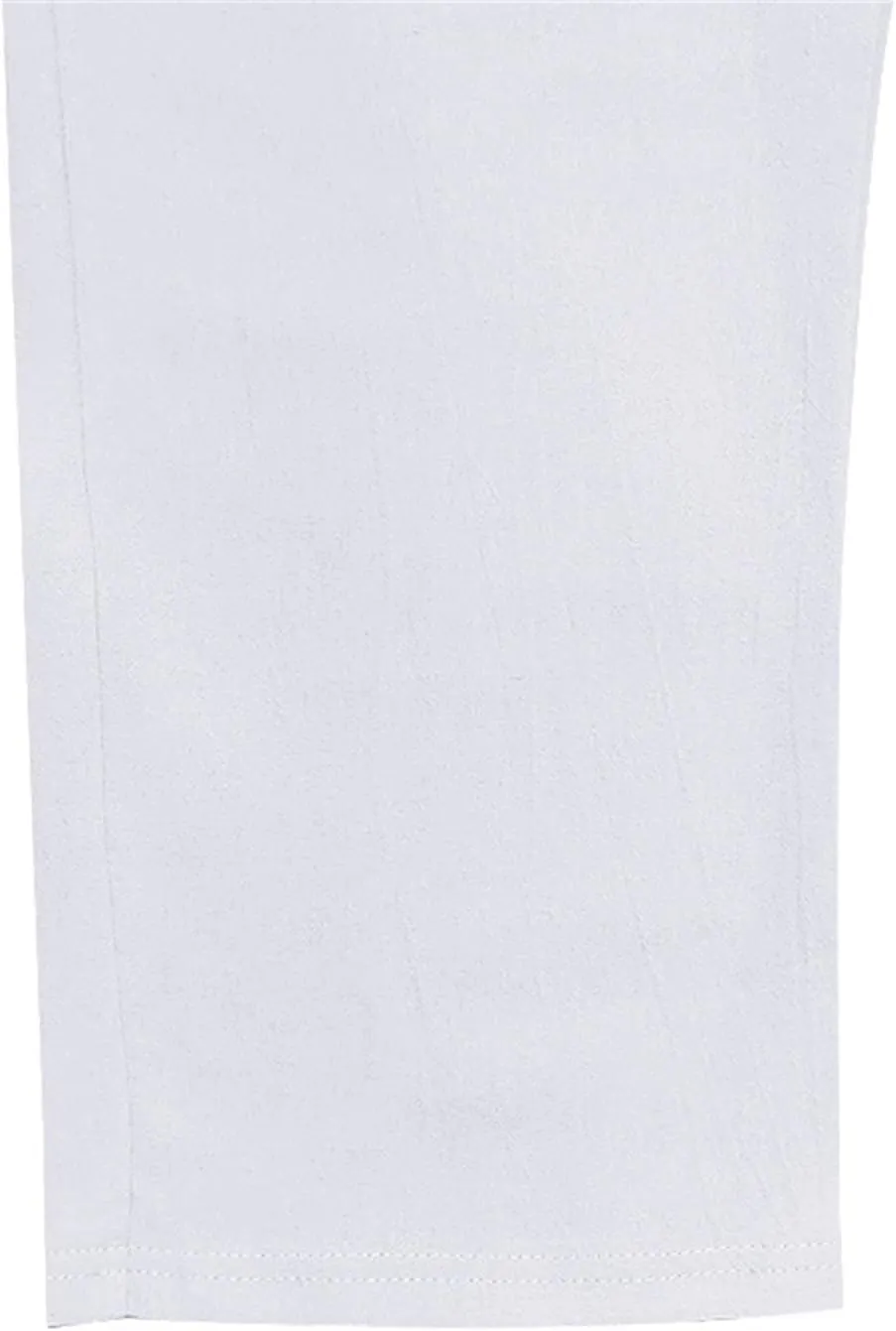 Linen Pants for Men Summer Lightweight Plain Casual Pants Beach Vacation Slacks Loose Fit Drawstring Waist Trousers