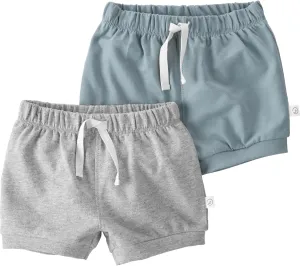 little planet by carter's Baby 2-Pack Shorts Made with Organic Cotton