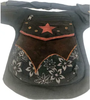 Ltd Mens Cotton Hip Waist Belt Bum Bag Bumbag Travel Money Belt Wallet Pouch