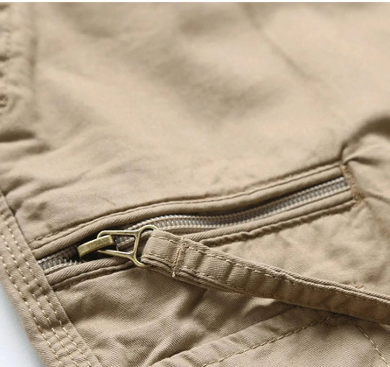 Mens Cargo Pants Straight Leg Capri Pants Lightweight Solid Color Work Pants Casual Multiple Pockets Hiking Sweatpants