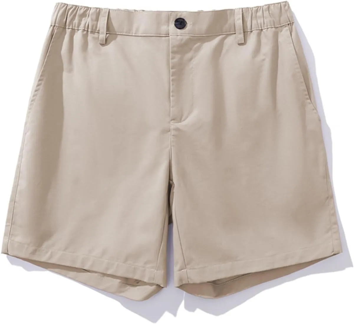 Men's Cargo Shorts Fashion Solid Color Dressy Casual Short Pants Slim Fit Sweatpants Beach 5''Pants with Pocket
