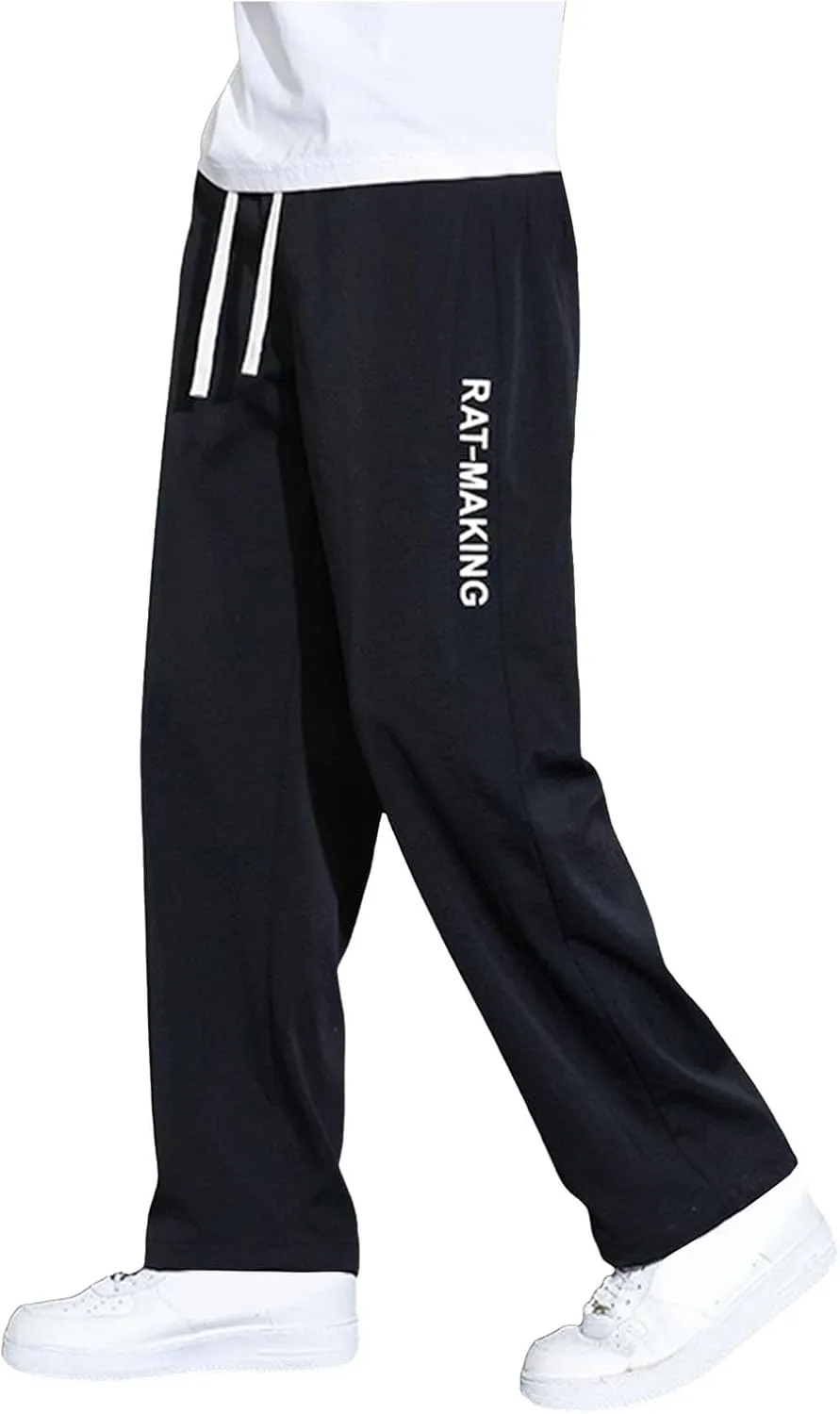 Mens Casual Joggers Pants Drawstring Pants Outdoor Sweatpants,Quick Dry Pull-On Stretch Athletic Hiking Pant Trousers