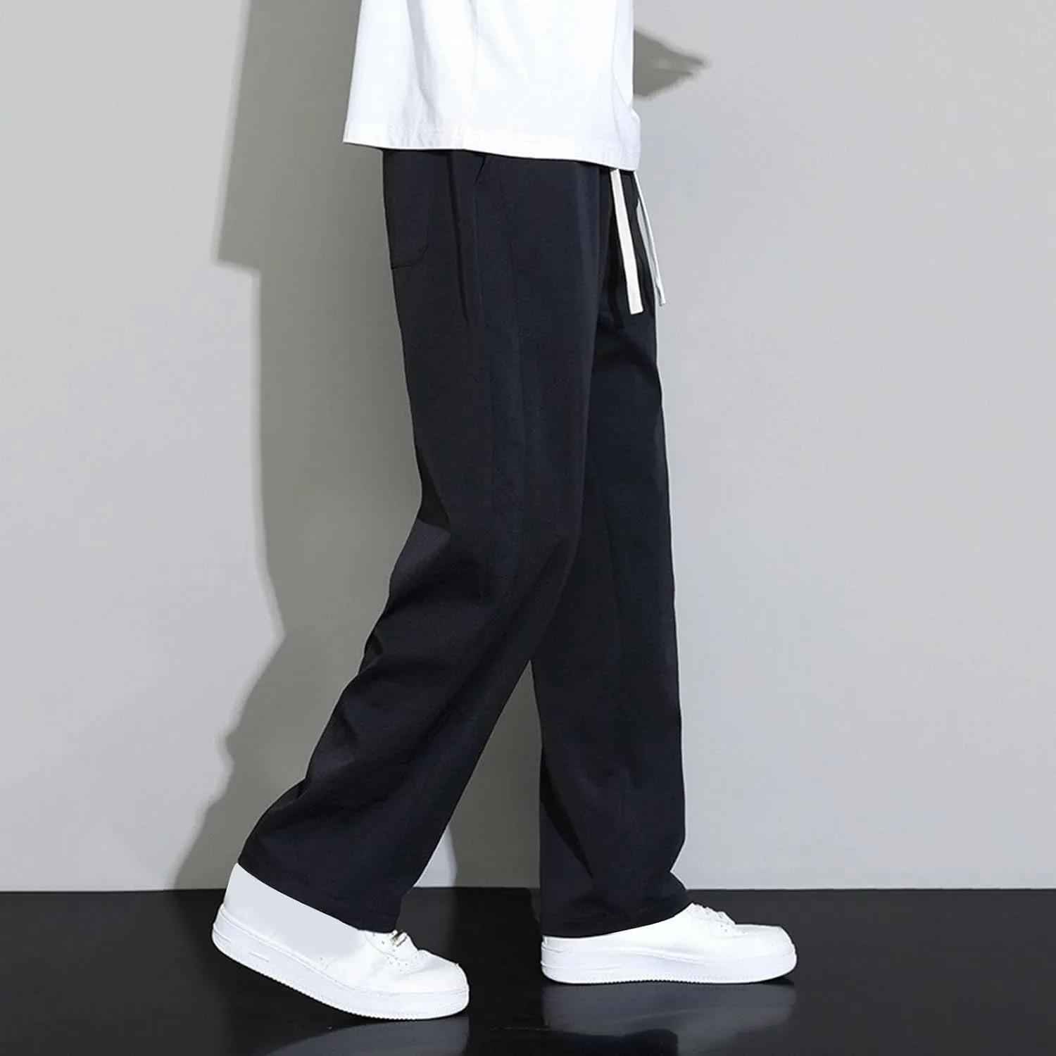 Mens Casual Joggers Pants Drawstring Pants Outdoor Sweatpants,Quick Dry Pull-On Stretch Athletic Hiking Pant Trousers