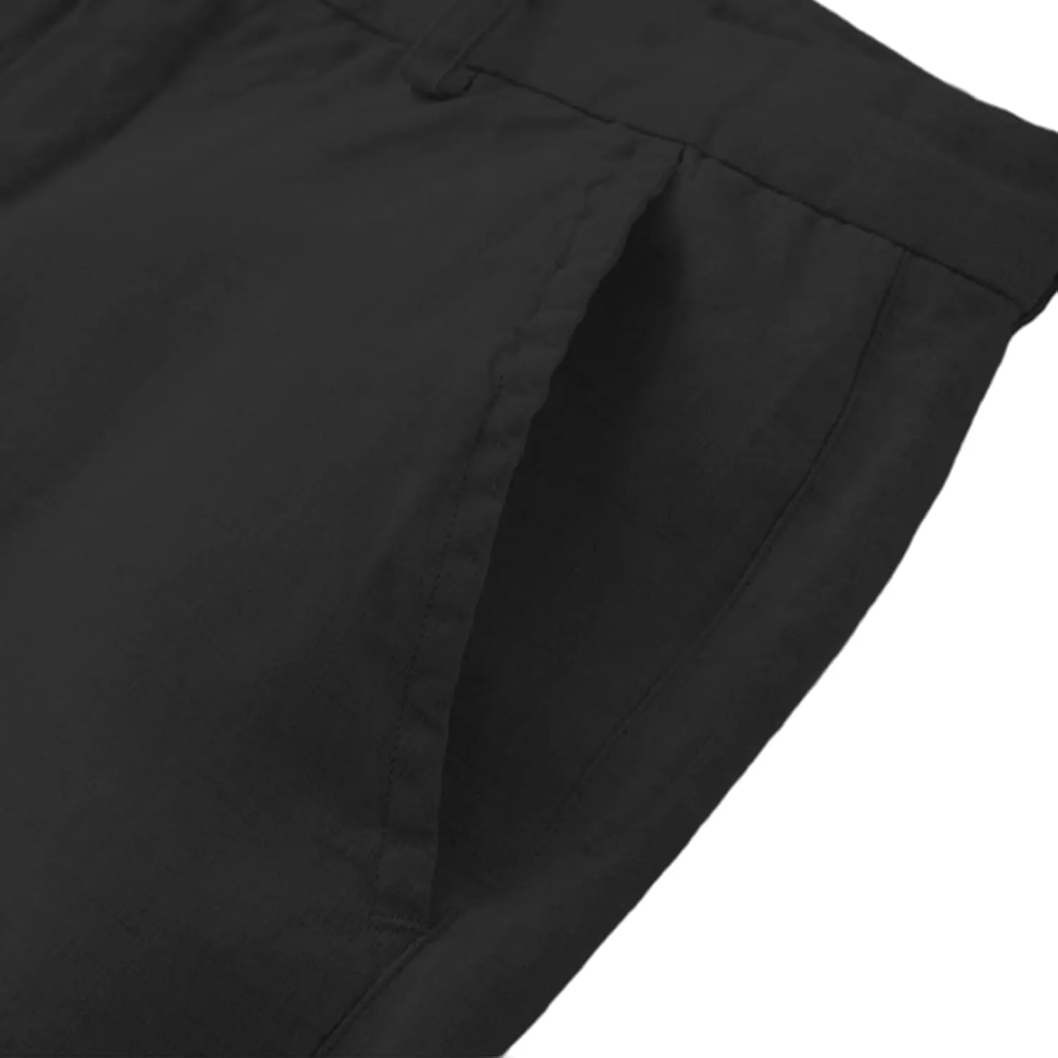 Mens Linen Pants Summer Straight Leg Business Casual Trousers Outdoor Vacation Plain Lightweight Slacks with Pocket