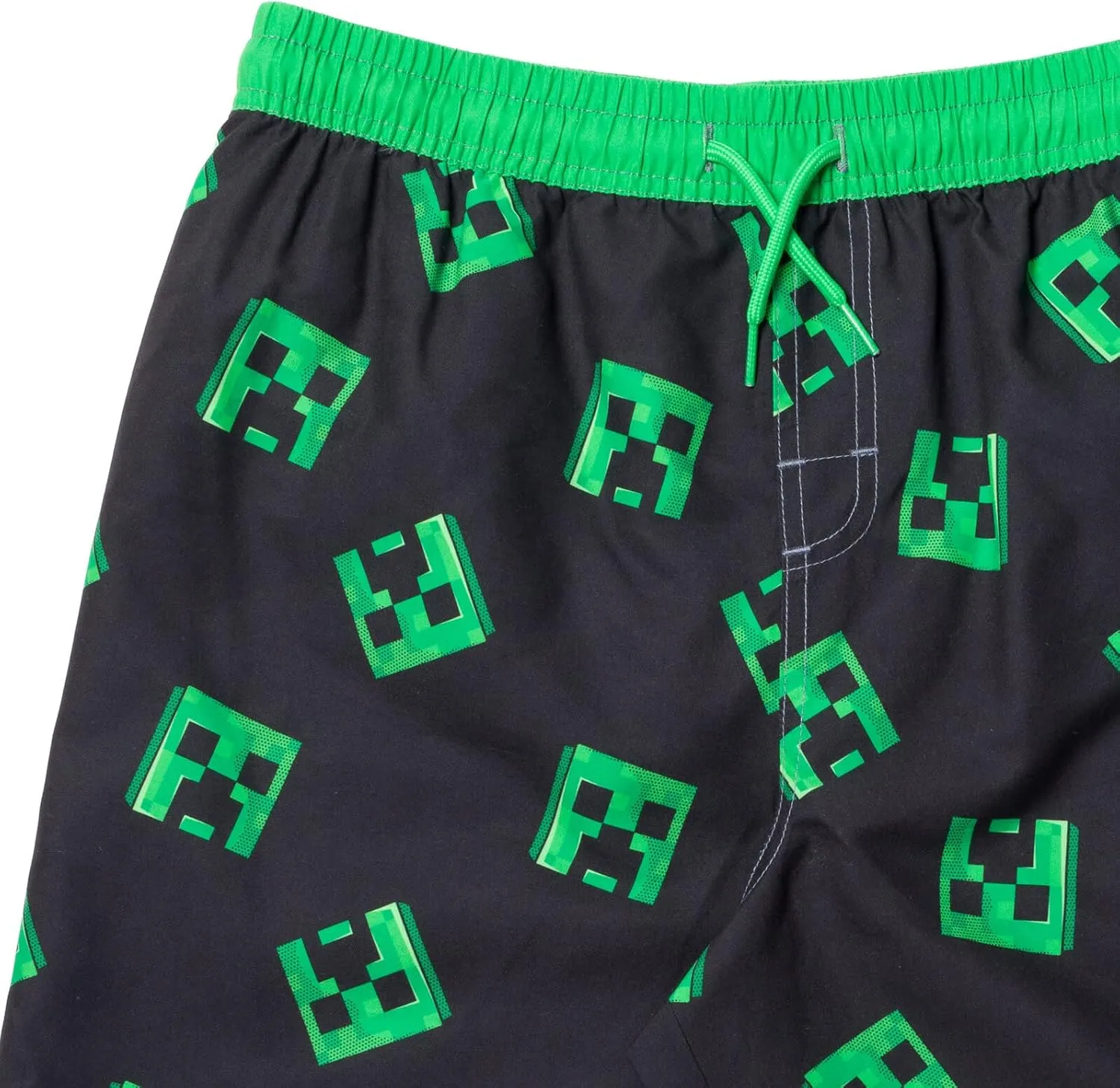 Minecraft UPF 50  Swim Trunks Bathing Suit Toddler to Big Kid Sizes (4T - 18-20)