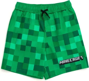 Minecraft UPF 50  Swim Trunks Bathing Suit Toddler to Big Kid Sizes (4T - 18-20)