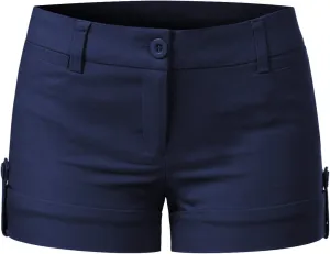 MixMatchy Women's Casual Body Enhancing Comfort Cuffed Shorts with Pockets