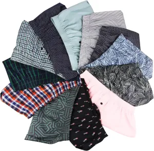 Natural Feelings Classic Boxers Shorts Cotton Woven Mens Underwear Boxers Pack