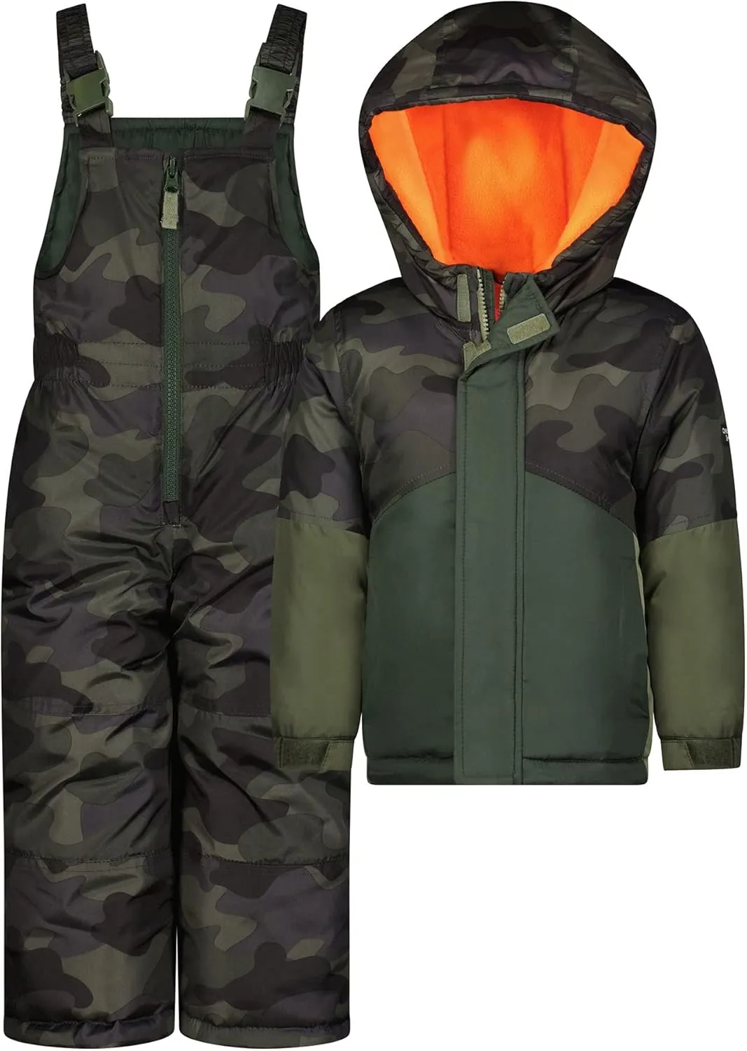 OshKosh B'Gosh Boys' Ski Jacket and Snowbib Snowsuit Set