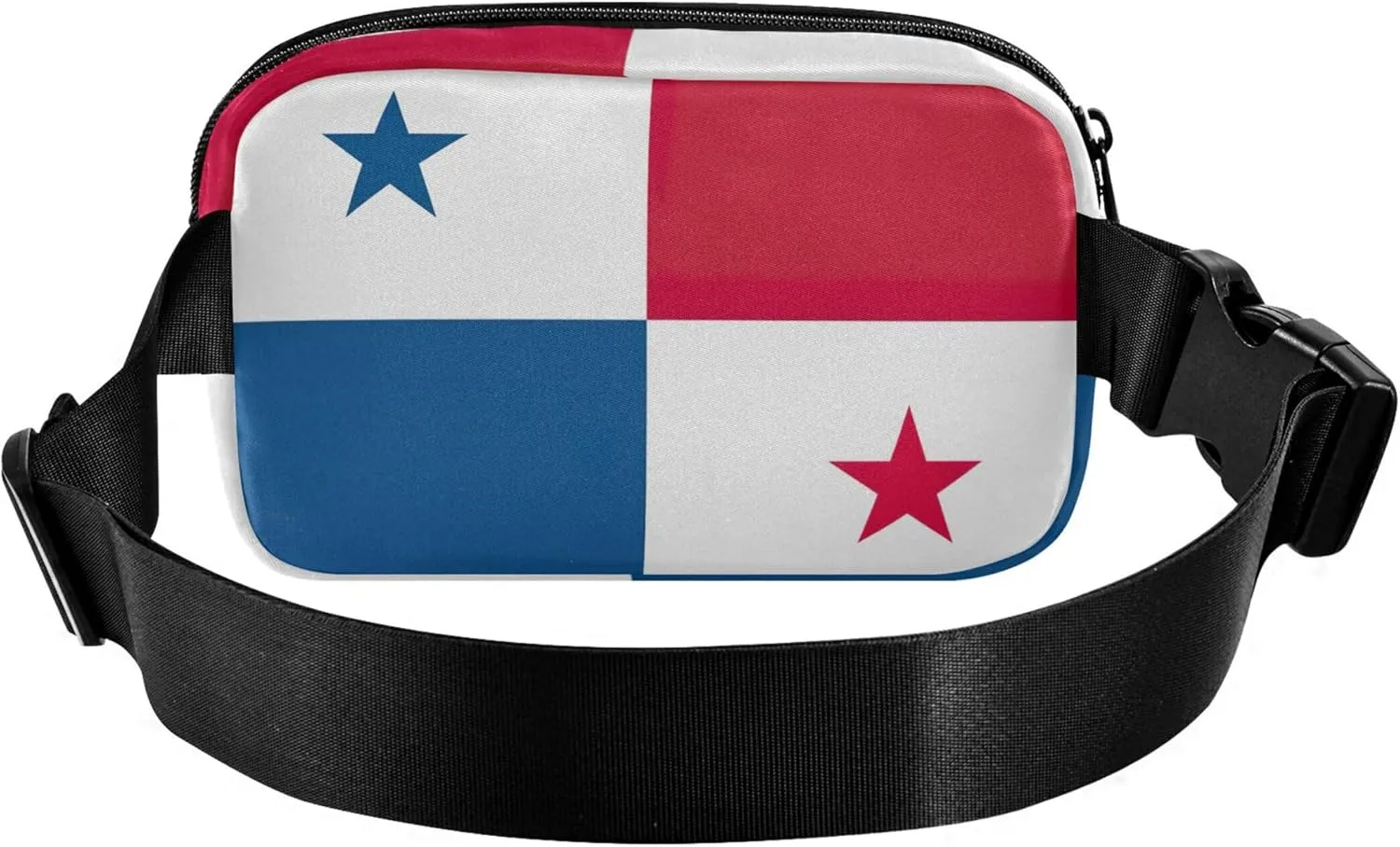 Panama Flag Womens Fanny Pack Funky Belt Bags Hip Pack Waterproof Cross Body Waist Purse
