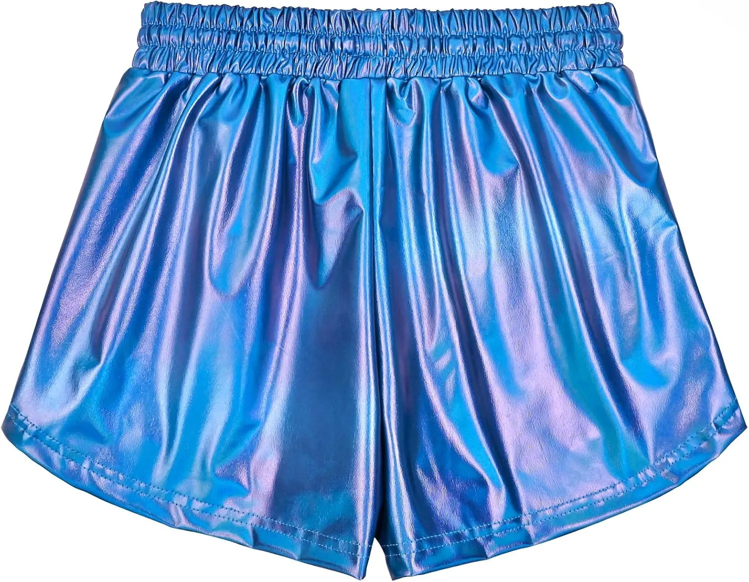 Perfashion Women's Metallic Shorts Summer Sparkly Hot Outfit Shiny Short Pants
