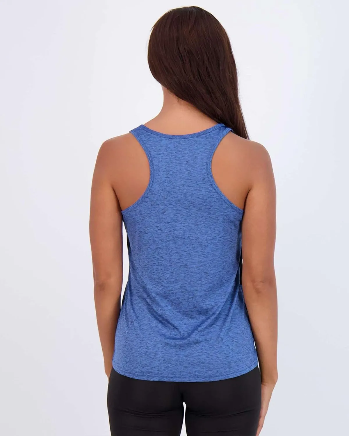 Real Essentials 5-Pack Women's Racerback Tank Top Dry-Fit Athletic Performance Yoga Activewear (Available in Plus Size)