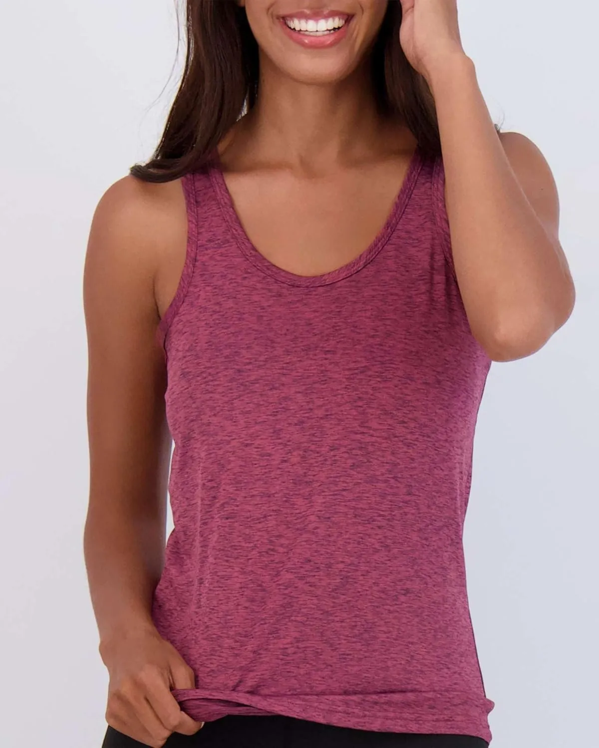 Real Essentials 5-Pack Women's Racerback Tank Top Dry-Fit Athletic Performance Yoga Activewear (Available in Plus Size)
