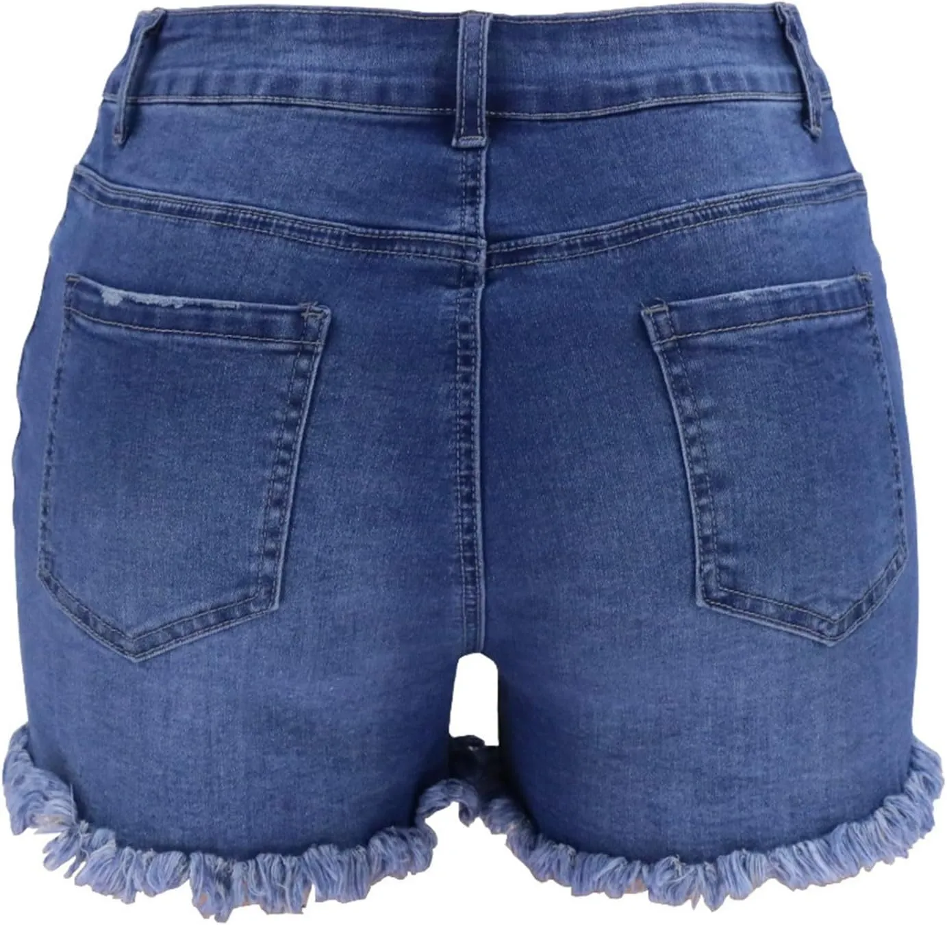 Ripped Jean Shorts Women Cut Off Distressed Jorts Trendy Frayed Hem Jeans Summer Beach Lounge Cowgirl Pants