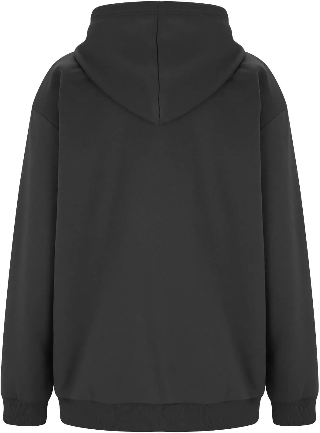 Shacket Womens Tops Long Sleeve Zip Up Hoodies Solid Loose Basic Tees Daily Casual Teen Girls' Fashion Sweatshirts