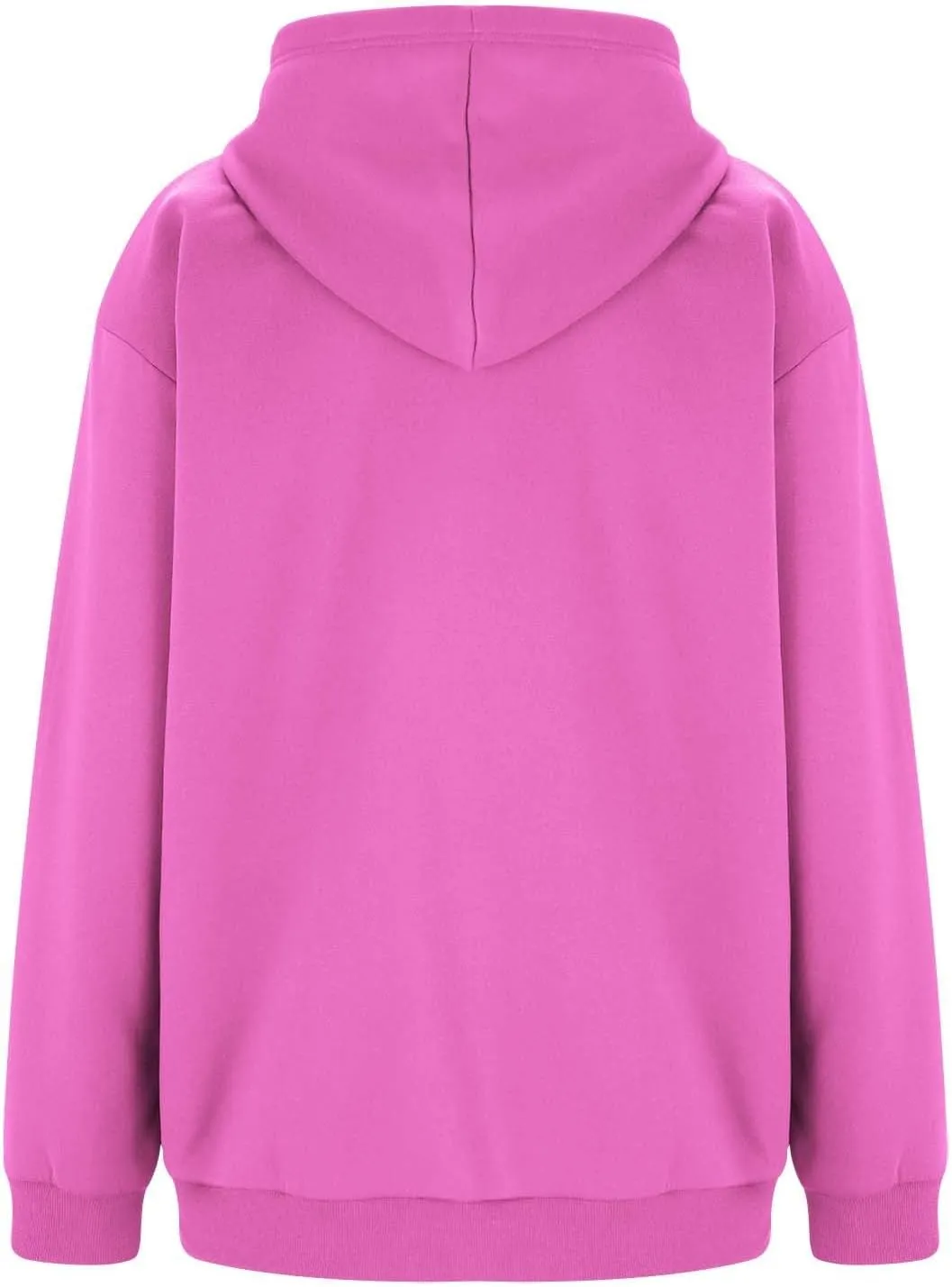 Shacket Womens Tops Long Sleeve Zip Up Hoodies Solid Loose Basic Tees Daily Casual Teen Girls' Fashion Sweatshirts