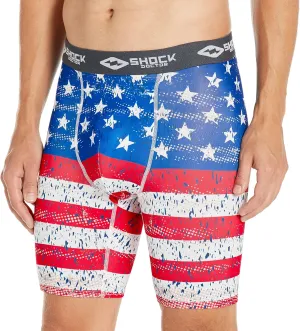 Shock Doctor Compression Shorts Men, Protective Bio-Flex Cup, Moisture-Wicking, Vented Protection. Adult Men Sizes.
