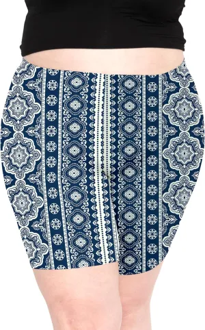 STRETCH IS COMFORT Women's Plus Size Cotton Biker Shorts | Cotton | X-Large - 7X