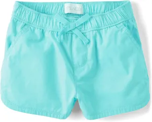 The Children's Place Girls' Twill Pull on Shorts