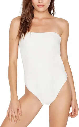 ToBeInStyle Women's Ruffle Leg Cheeky One Piece Swimsuit