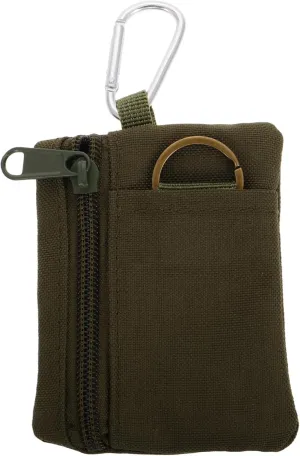 VALICLUD Zipper Pouch Organizer for Outdoor Activities Multi Functional Waist Coin Purse for Travel Hiking and Everyday Use Lightweight Durable Keychain Pouch for Boys and Men