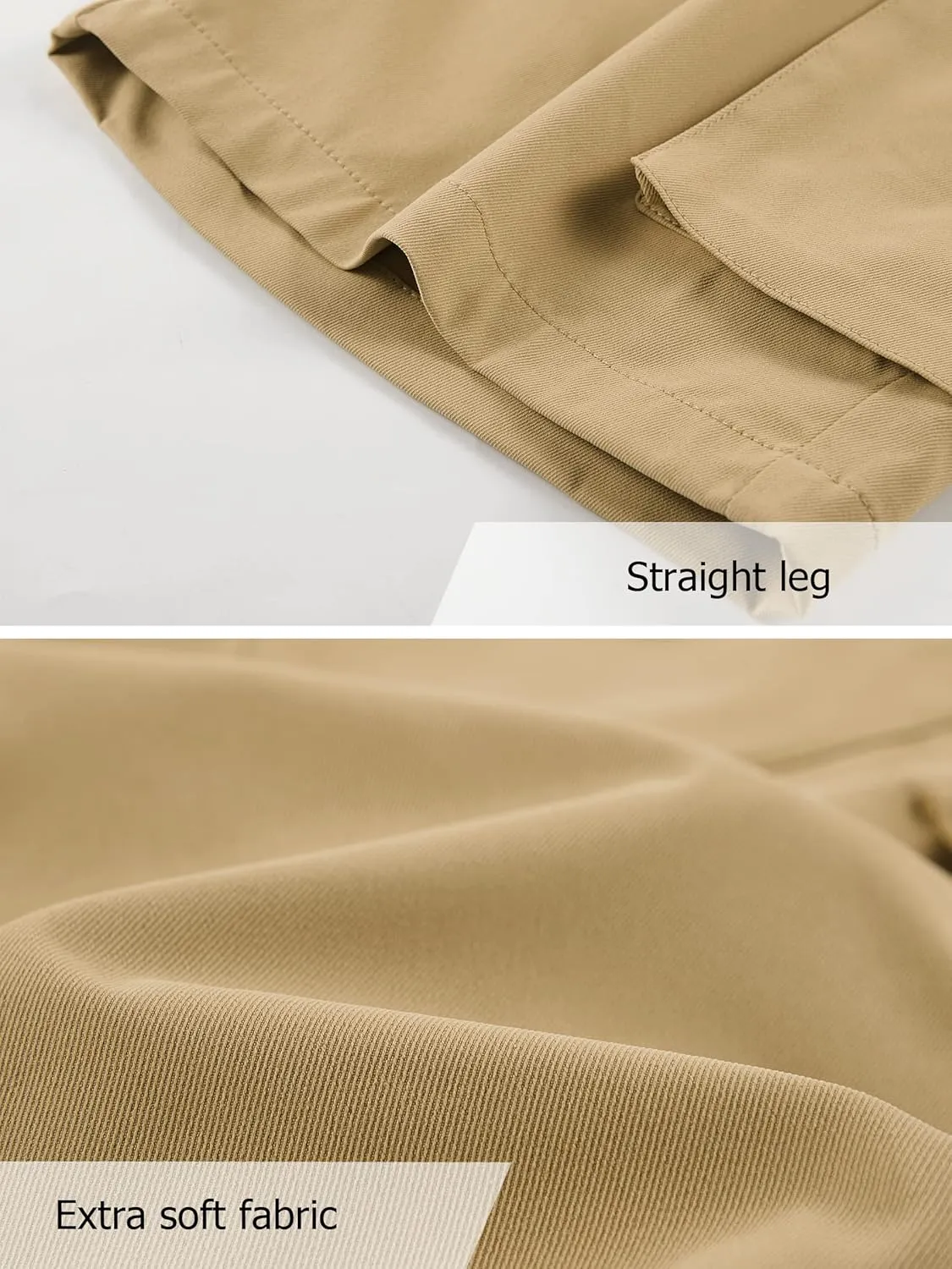 Vcansion Women's Casual Elastic Waist Drawstring Loose Fit Multi-Pockets Outdoor Cargo Shorts