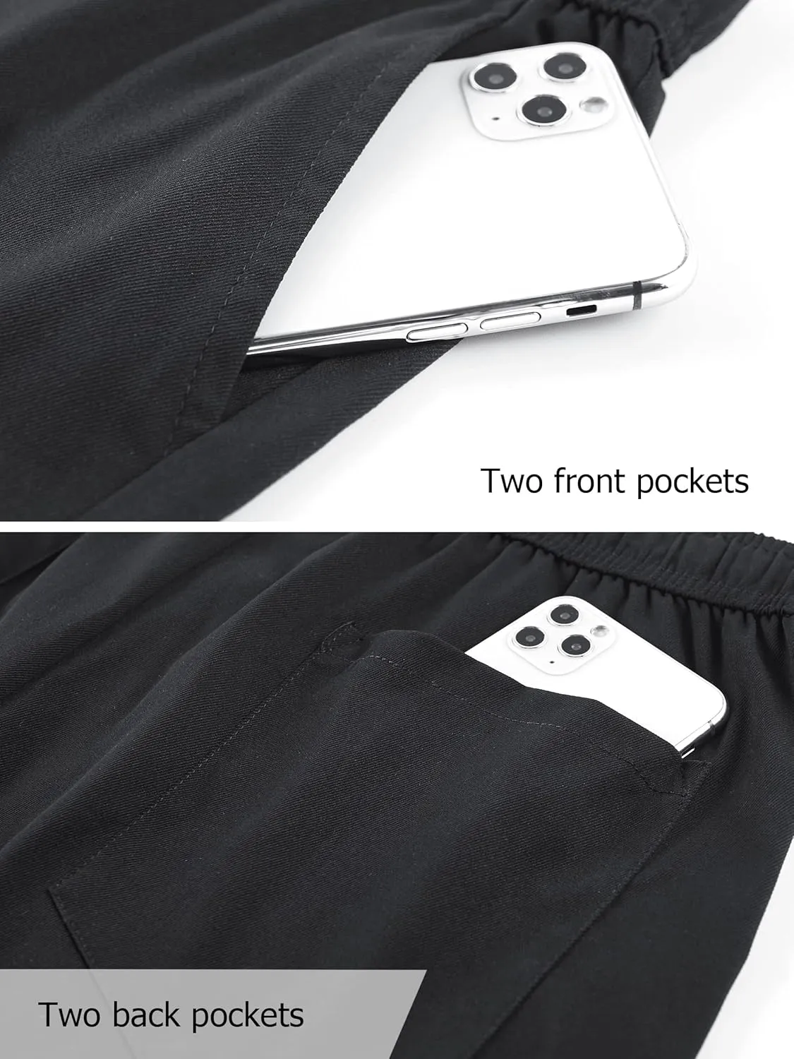 Vcansion Women's Casual Elastic Waist Drawstring Loose Fit Multi-Pockets Outdoor Cargo Shorts