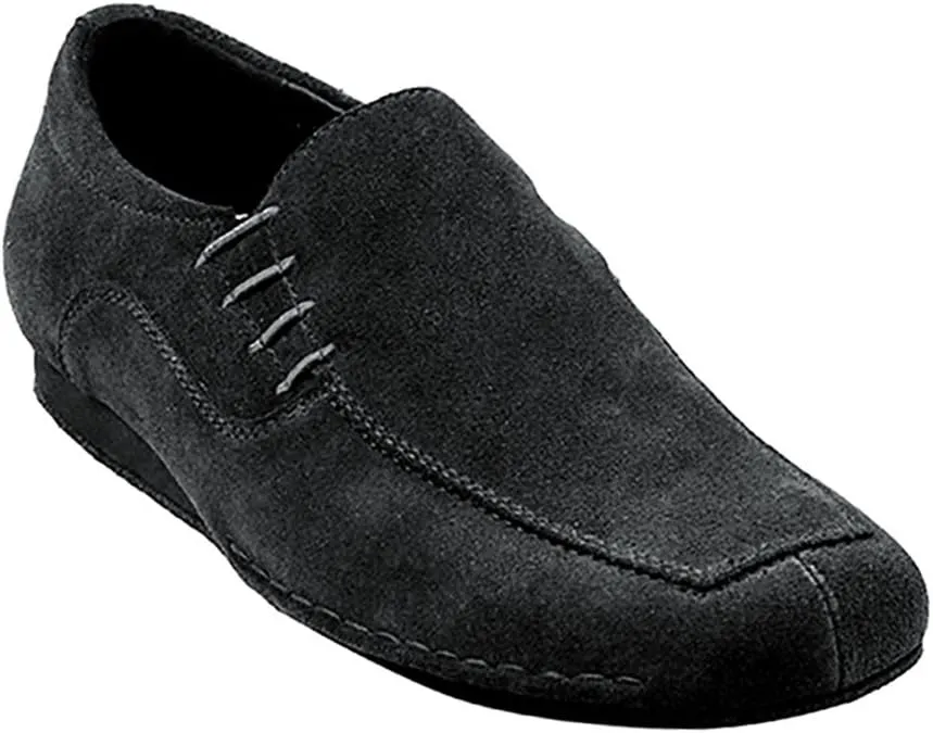 Very Fine Ballroom Latin Tango Salsa Dance Shoes for Men SERO102BBX Suede - Flate Heel - Black Suede - 12