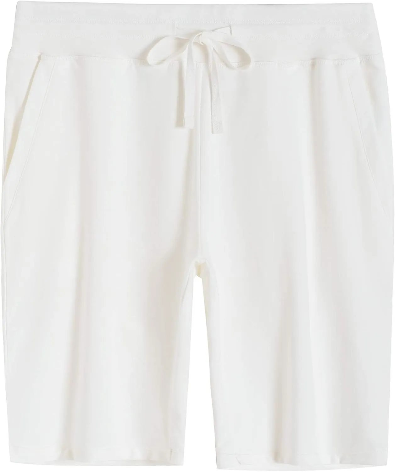 Weintee Women's Cotton Bermuda Shorts with Pockets