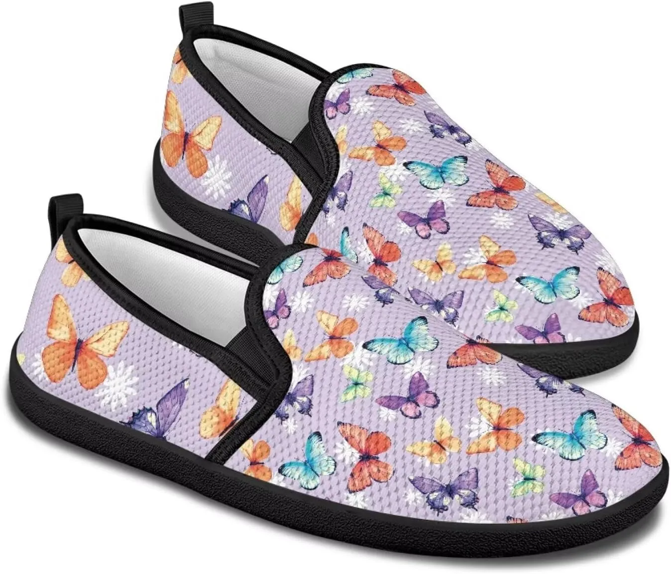 Women's Art Painted Travel Shoes Shoes Slip On Casual Mesh Loafers Lightweight Comfort Fashion Outdoor Sneaker for Ladies US Size 6-11