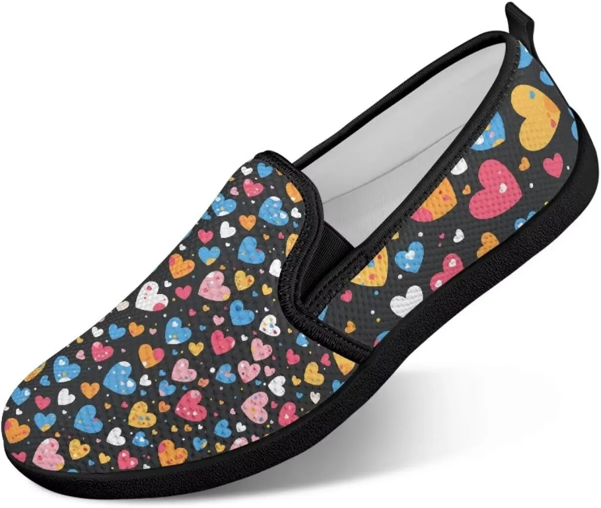 Women's Art Painted Travel Shoes Shoes Slip On Casual Mesh Loafers Lightweight Comfort Fashion Outdoor Sneaker for Ladies US Size 6-11