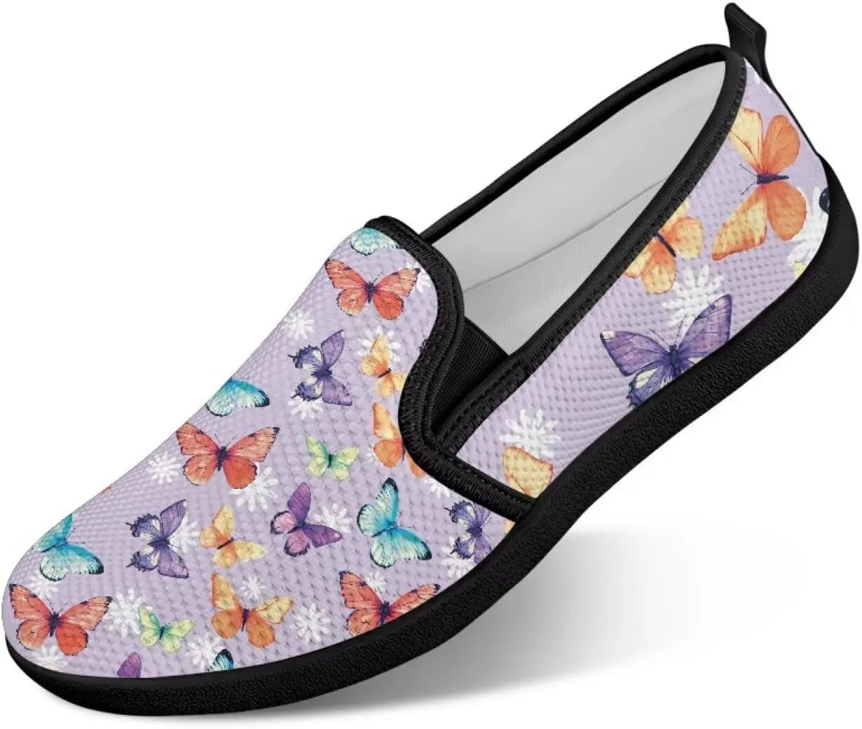 Women's Art Painted Travel Shoes Shoes Slip On Casual Mesh Loafers Lightweight Comfort Fashion Outdoor Sneaker for Ladies US Size 6-11