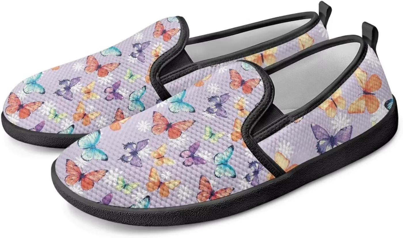 Women's Art Painted Travel Shoes Shoes Slip On Casual Mesh Loafers Lightweight Comfort Fashion Outdoor Sneaker for Ladies US Size 6-11