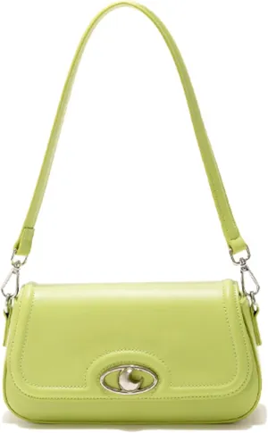 Women's Elegant Underarm Bag PU Leather Flap Shoulder Bag Contrast Color Stitching Tote Satchel Stylish Handbag Pursebag193OWOISS