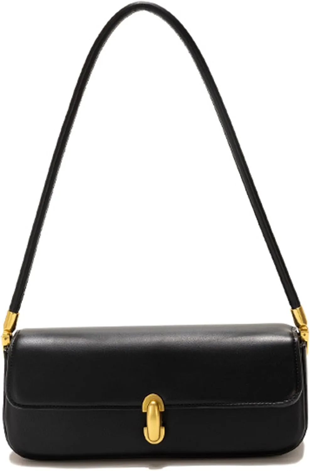 Women's Vintage Handbag PU Leather Fashion Underarm Bag Small Flap Shoulder Bag Simple Outdoor Top Handle Satchel Bagbag1779OWOISS