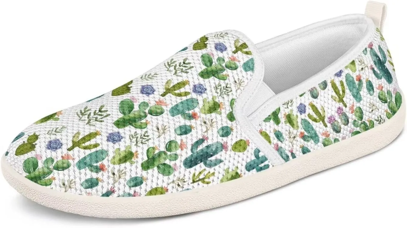 Women's Walking Travel Shoes Slip On Casual Loafers Lightweight Comfort Art Painted Fashion Sneaker for Ladies US Size 6-11