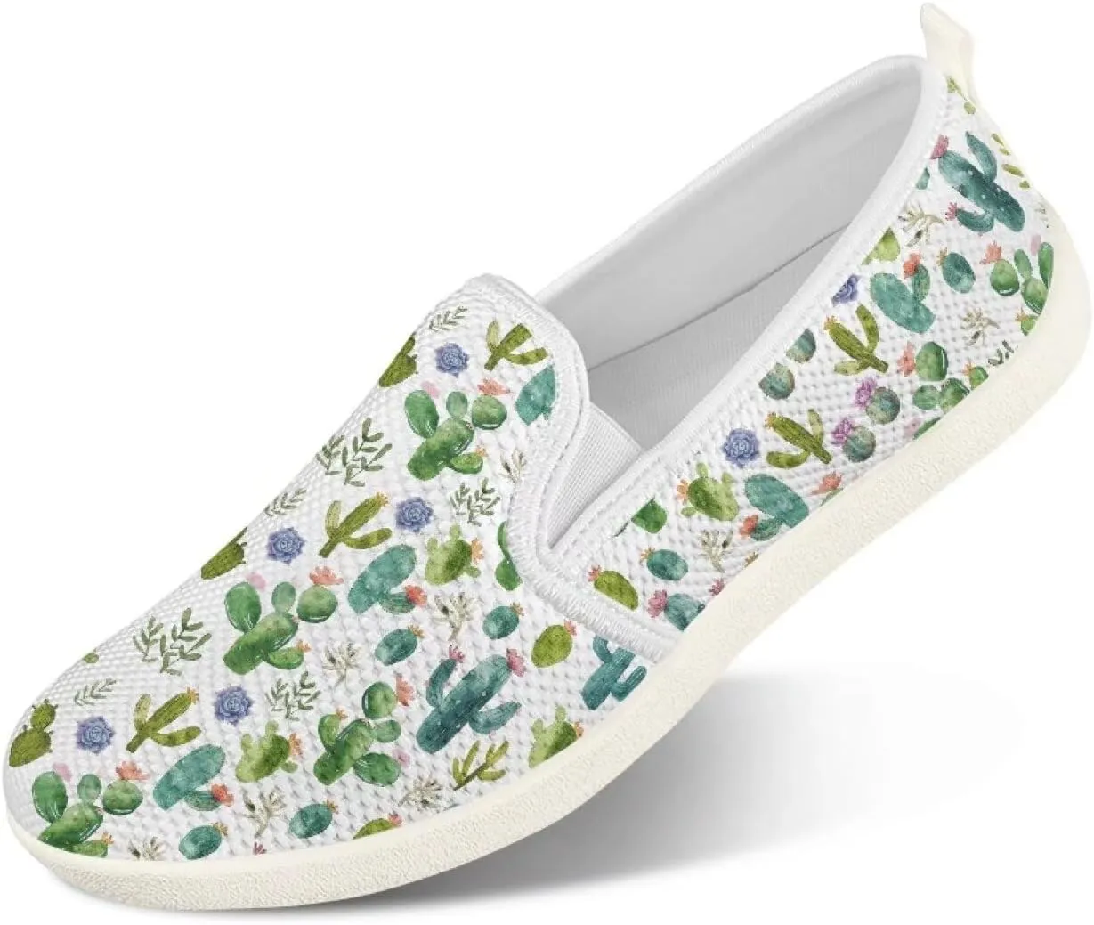 Women's Walking Travel Shoes Slip On Casual Loafers Lightweight Comfort Art Painted Fashion Sneaker for Ladies US Size 6-11