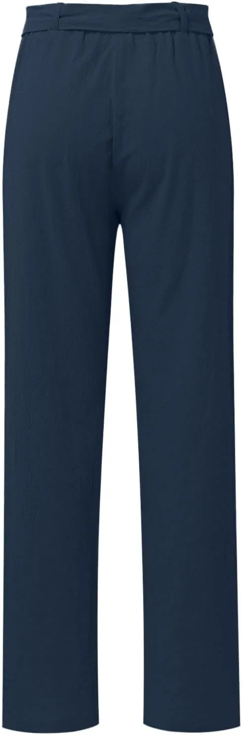 Women's Winter Warm Fleece Joggers Pants Winter Funky Yoga Pants with Pockets Fleece Lined Wide Leg